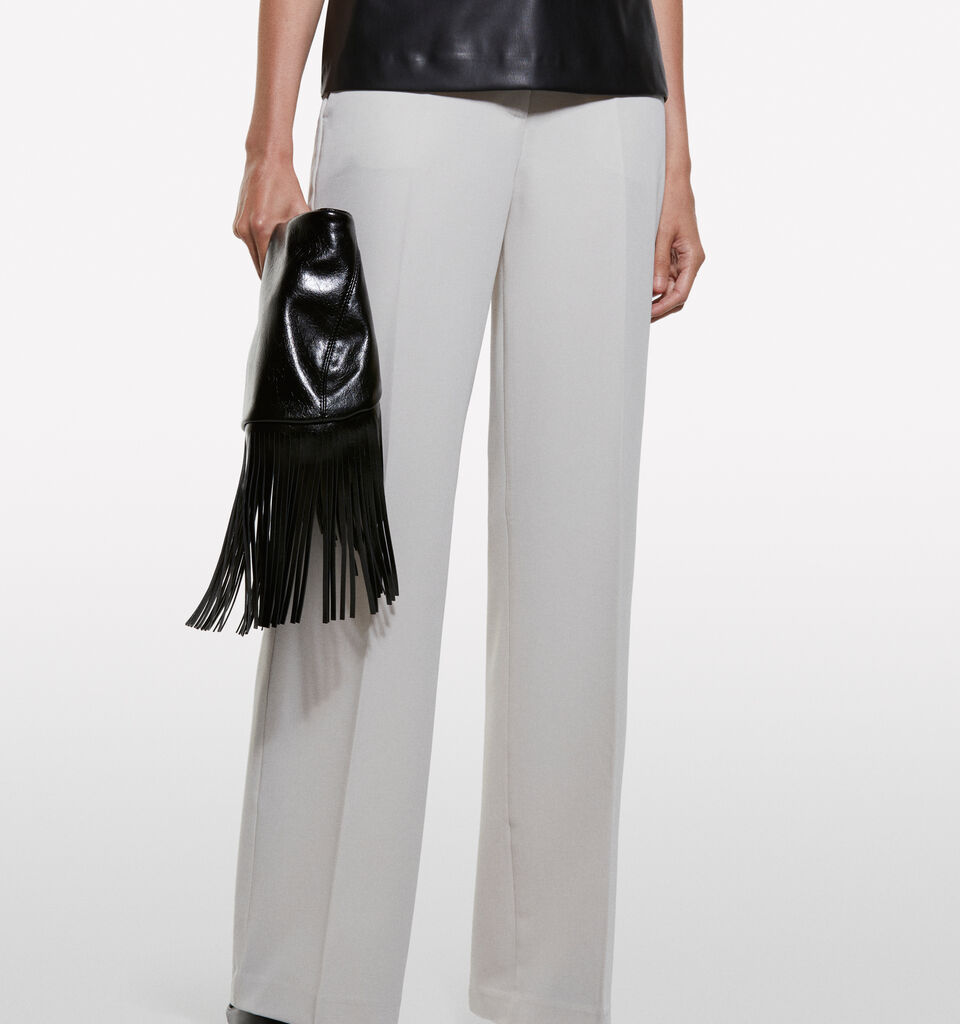 Pantaloni palazzo beige - pantaloni palazzo da donna - Beige | Sisley image number 3